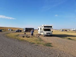 The Frenchman Valley Campground, pretty bare!