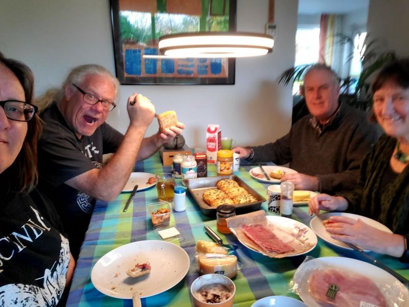 lunch with Ton and Rita