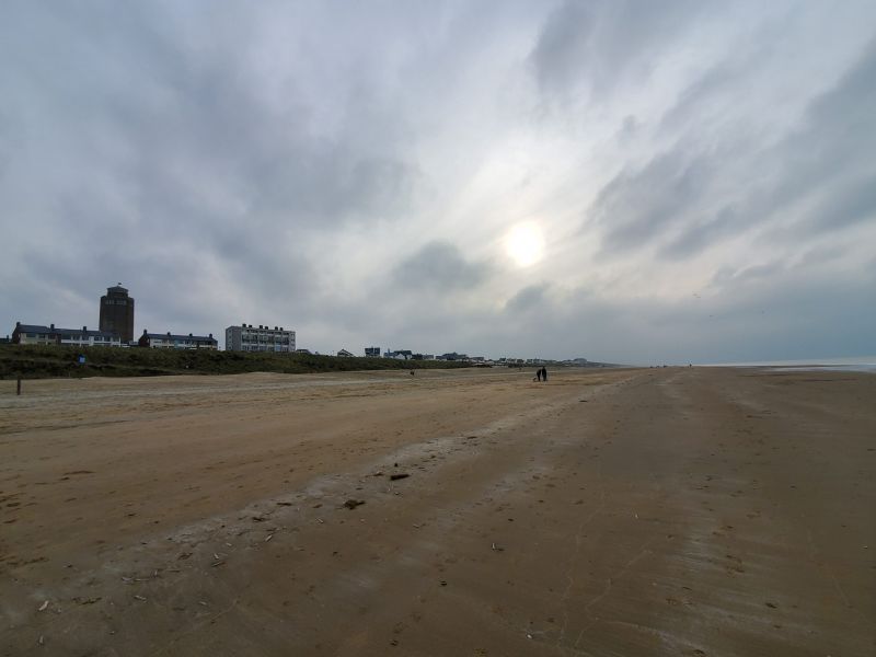 beach of Zandvoort on the North Sea