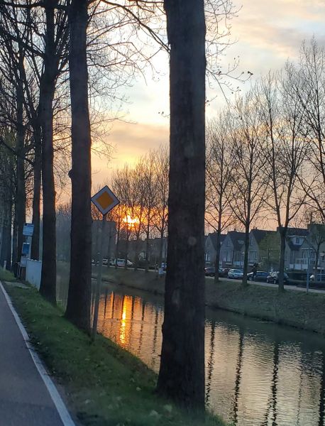 sunset near Hoofddorp