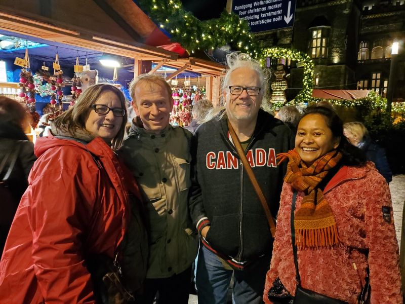 We ran into friends Gerrie and Sonja on the Christmas market in Aachen