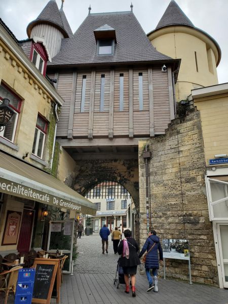 medieval Grendelpoort, Valkenburg, restored in 2014