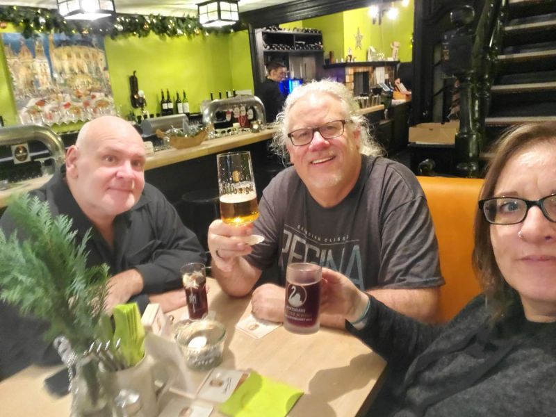 meeting with friend Bert in the Goldener Schwan in Aachen