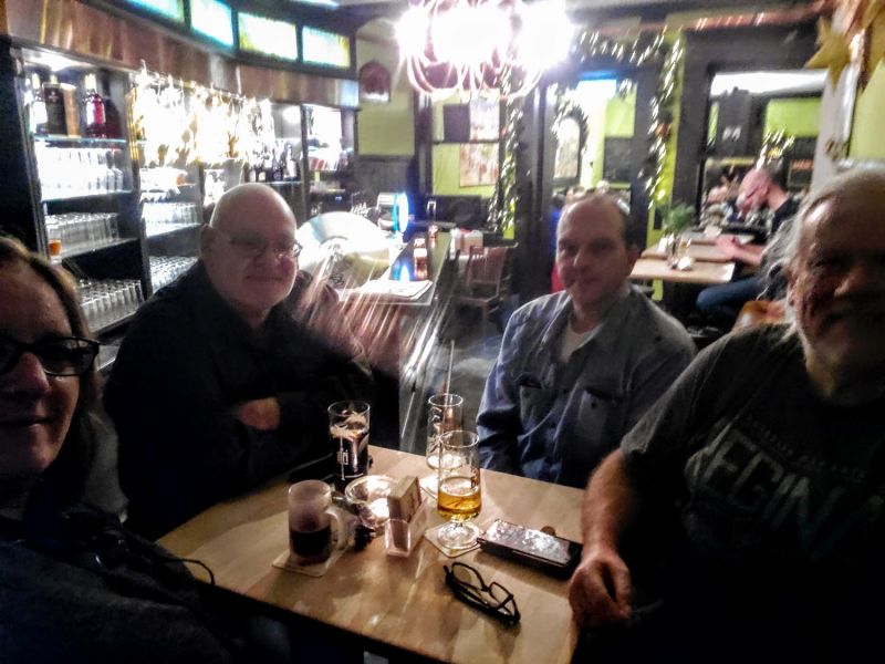 meeting with friends Bert and Haki in the Goldener Schwan in Aachen
