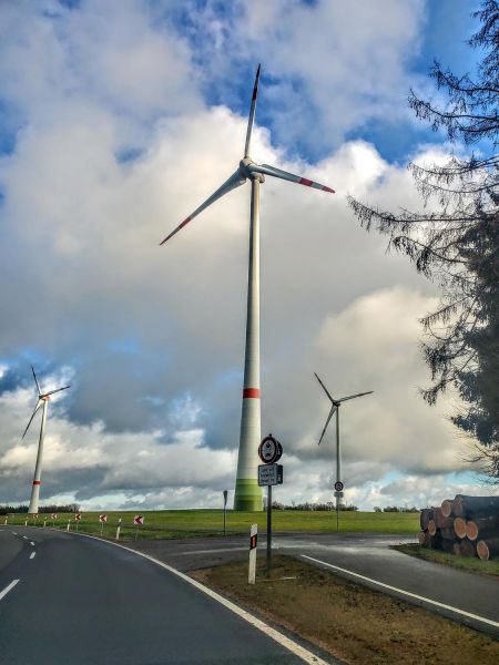 windmills in the Eifel