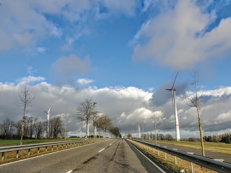 windmills in the Eifel