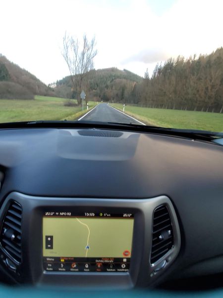 Are we supposed to go 100 km/h on this narrow winding road in the Eifel?!
