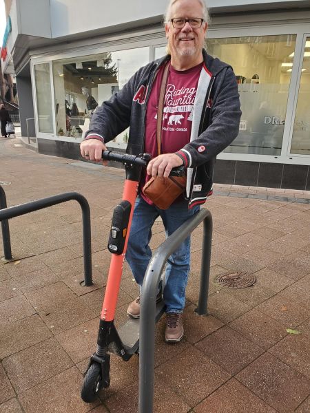 VOI rental scooters in Aachen (we didn't use them)