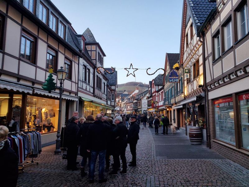 shopping street in Ahrweiler