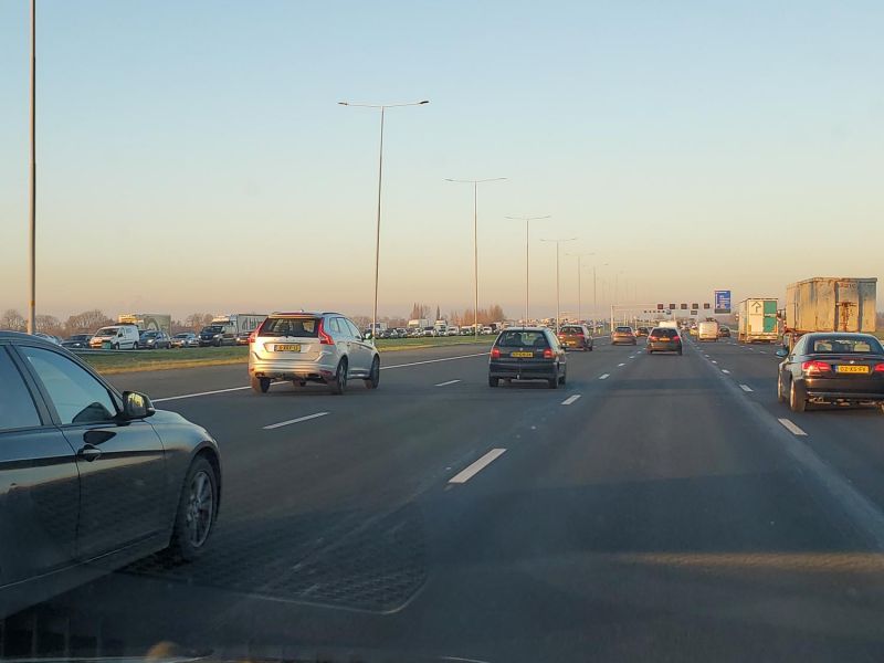 highway between Utrecht and Amsterdam