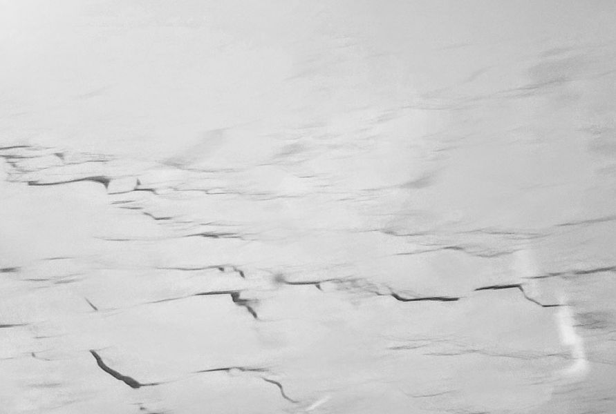 Sea ice near Greenland