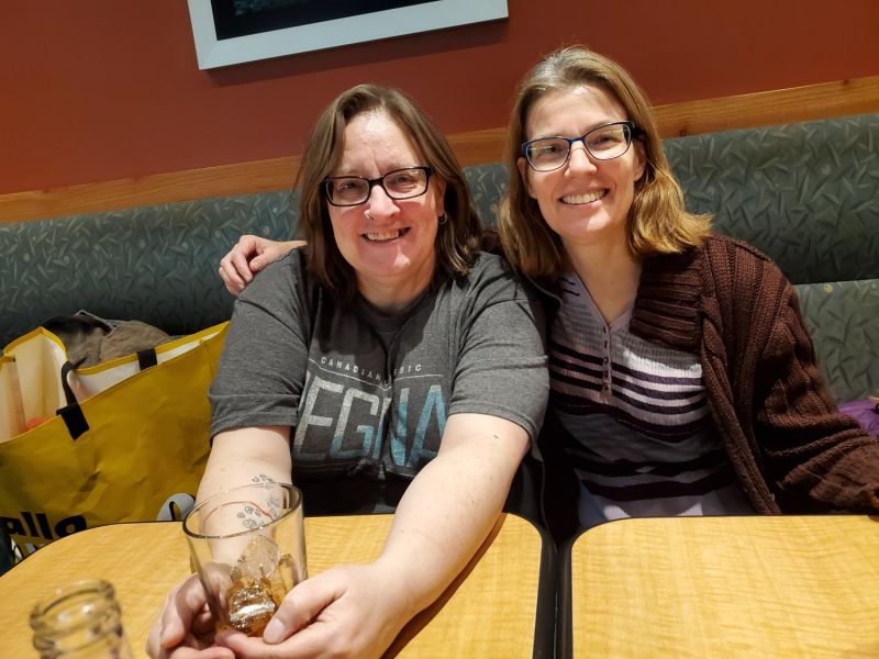 meeting Sandra in Edmonton