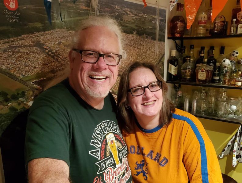 Nico and Marlies at the Dutch New Year's Eve Party