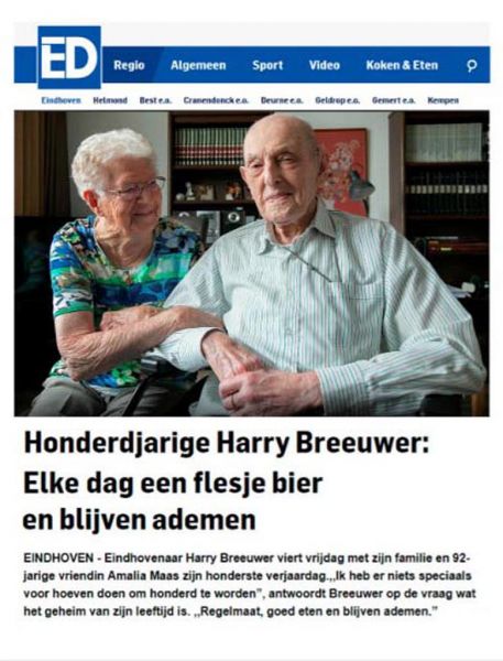 Amalia and dad in the newspaper!