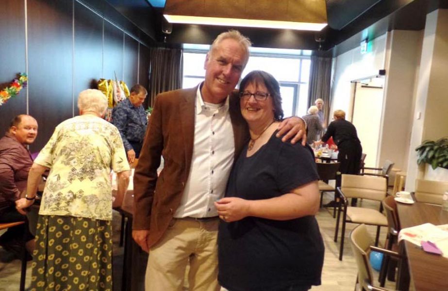 Dad's 100th birthday, Ton and Marlies